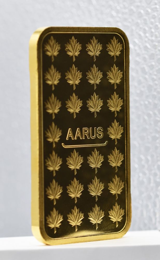 1 OZ GOLD AARUS BAR - Master JewellersGold Bar 9999