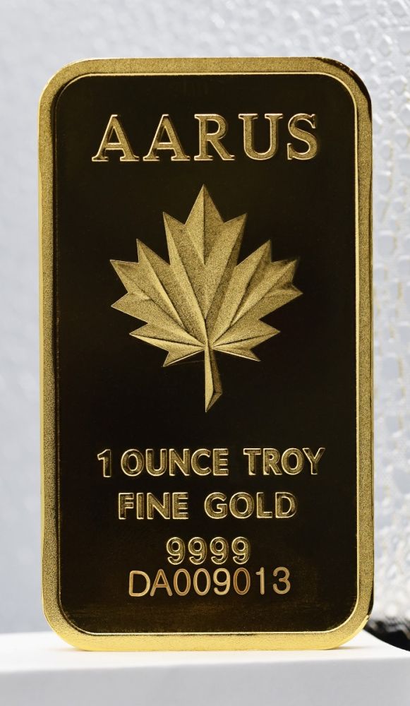 1 OZ GOLD AARUS BAR - Master JewellersGold Bar 9999