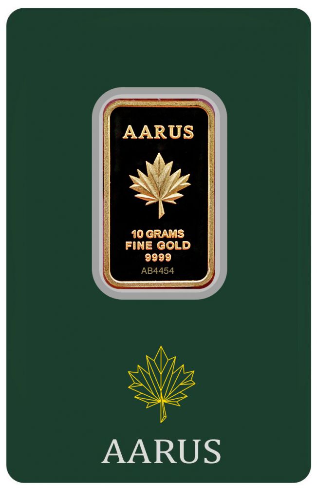 10 GRAM GOLD BAR AARUS - Master JewellersGold Bar 9999